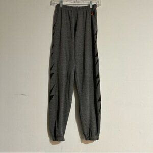 Aviator Nation Bolt 4 Sweatpants Grey Size Small
